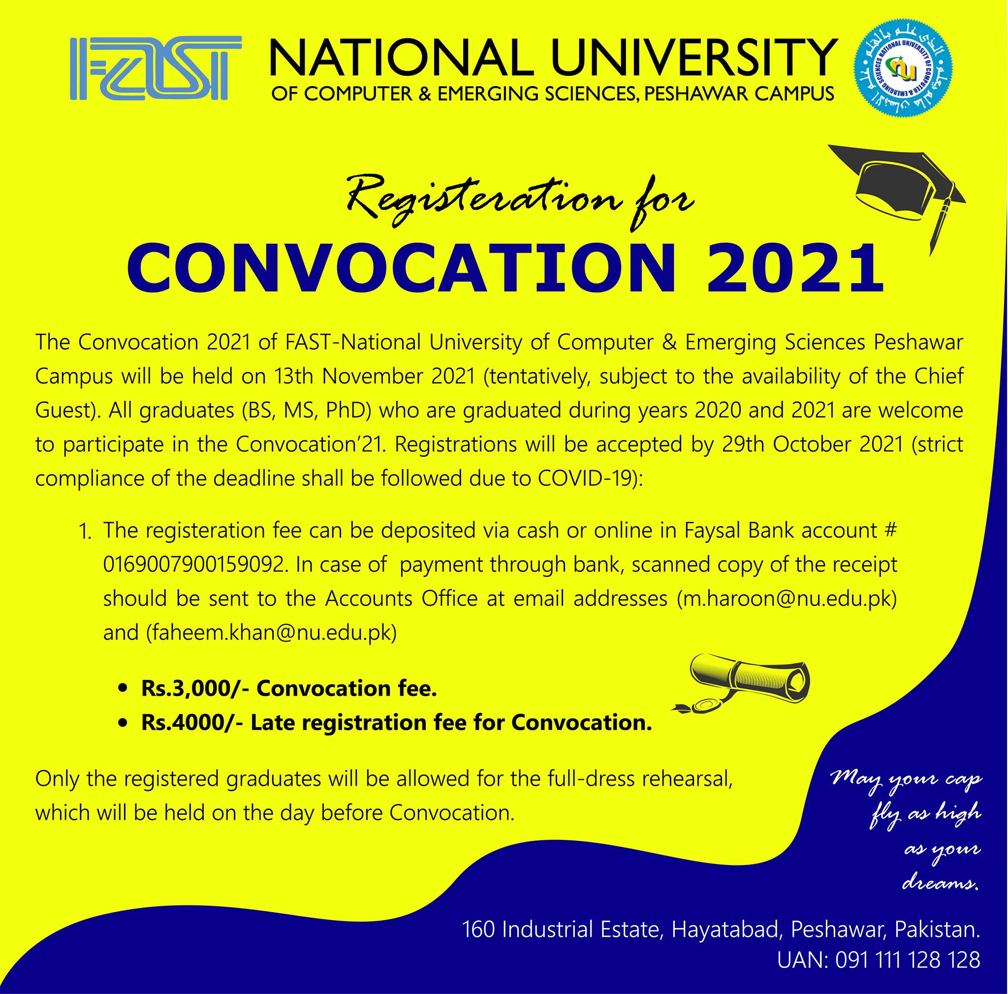 convocation will be held on 13th November 2021
